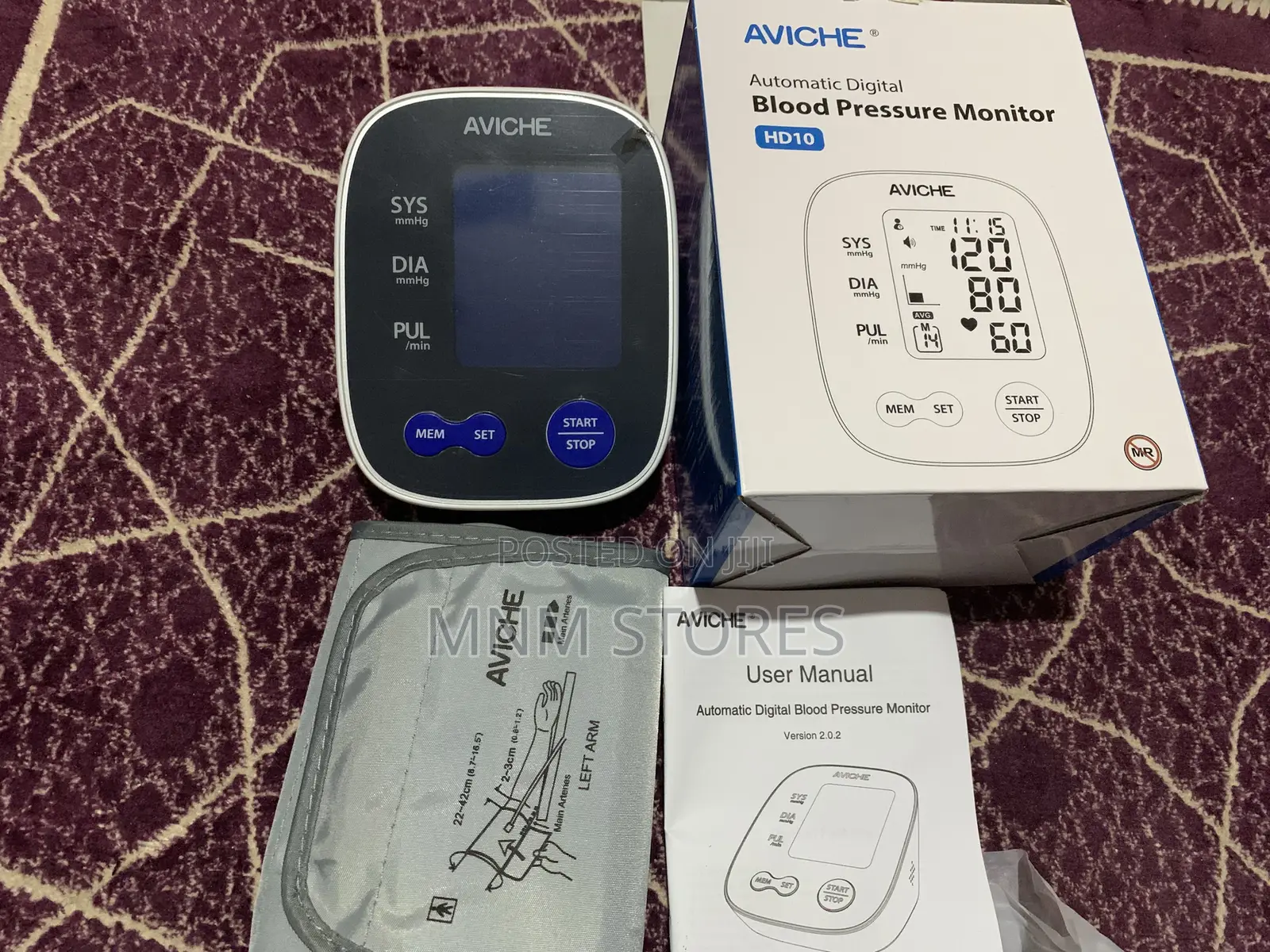 Aviche Automatic Digital Blood Pressure Monitor With Audio Function