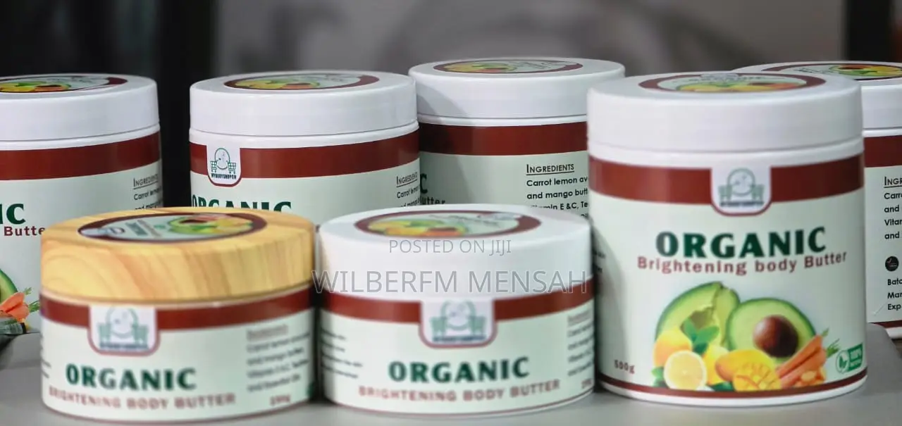 Organic Brightening Body Butter