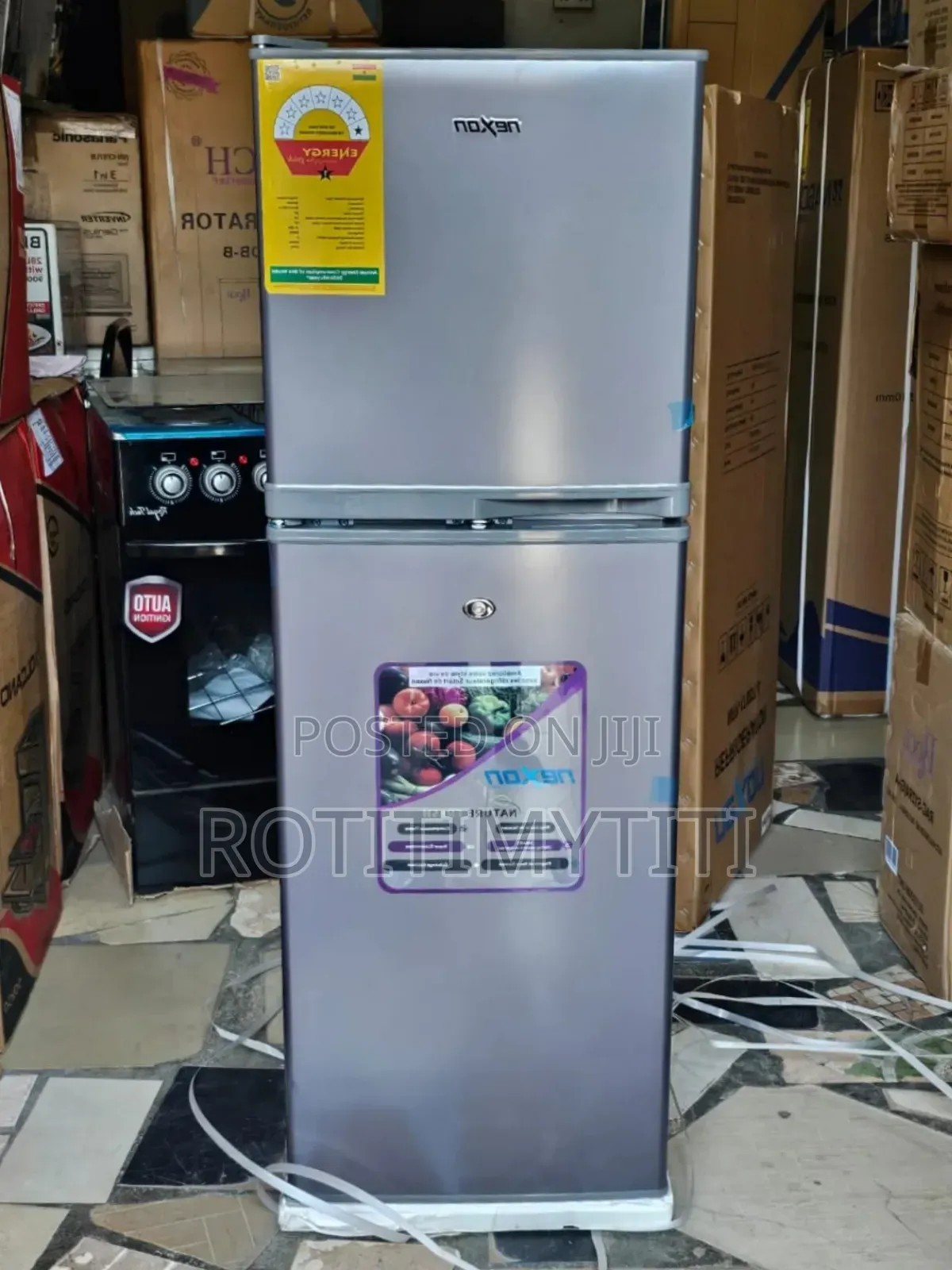 Low Noise and 1 Year Warranty Nexon Refrigerator Top Freezer 138l