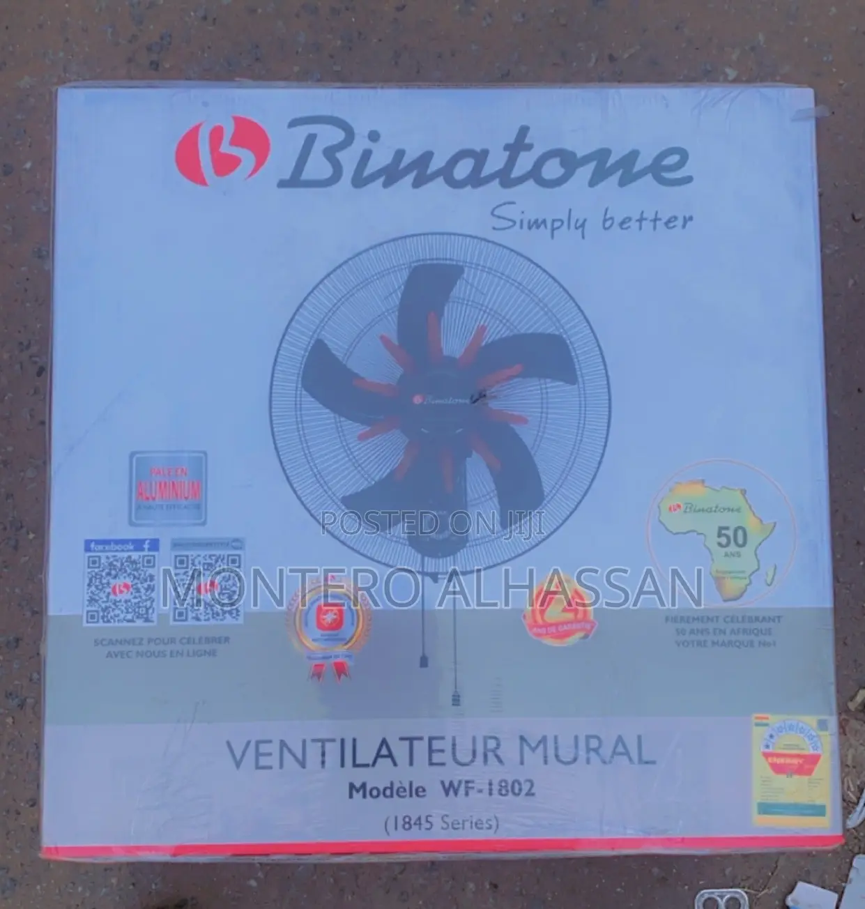 Binatone Wall Mounted Fan
