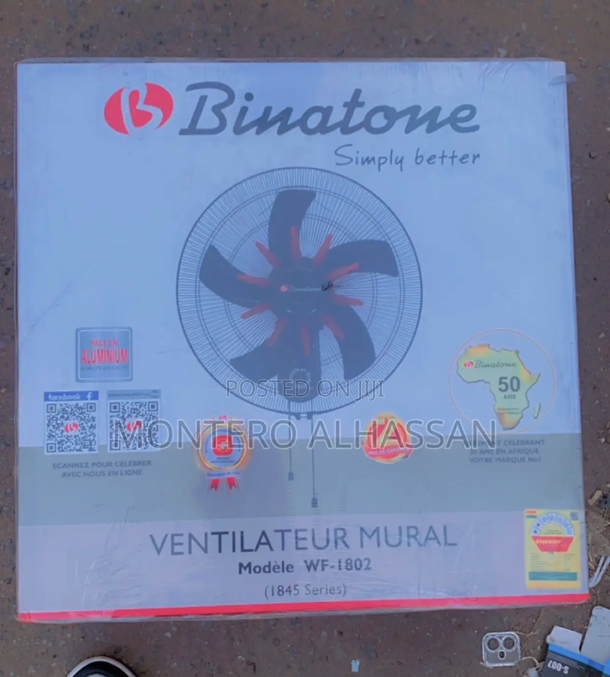 Binatone Wall Mounted Fan