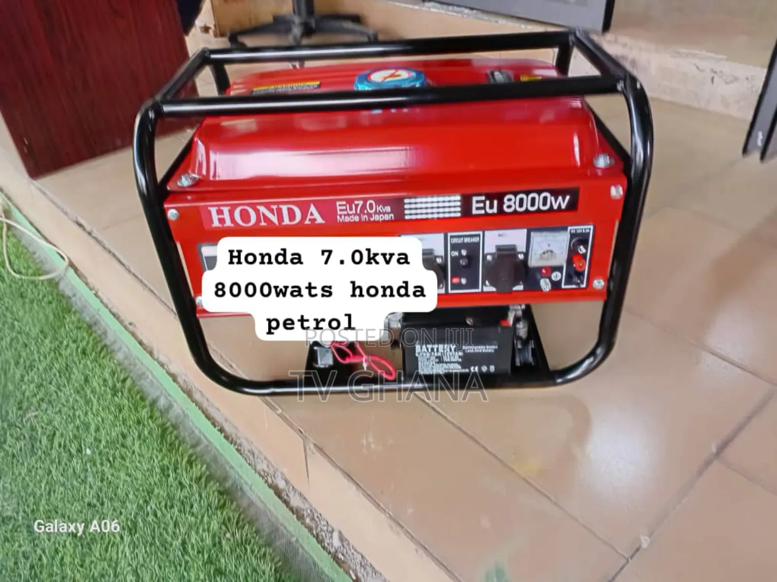 New Honda 7.0kva Key Start Petrol Generator Honda 7.0 8000wats