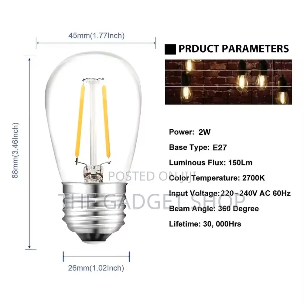 E27 Warm Bulb