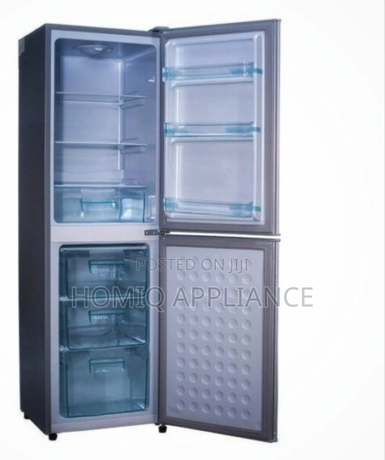 Nasco Nasd2-24fl 196litre Double Door Bottom Freezer Refrigerator