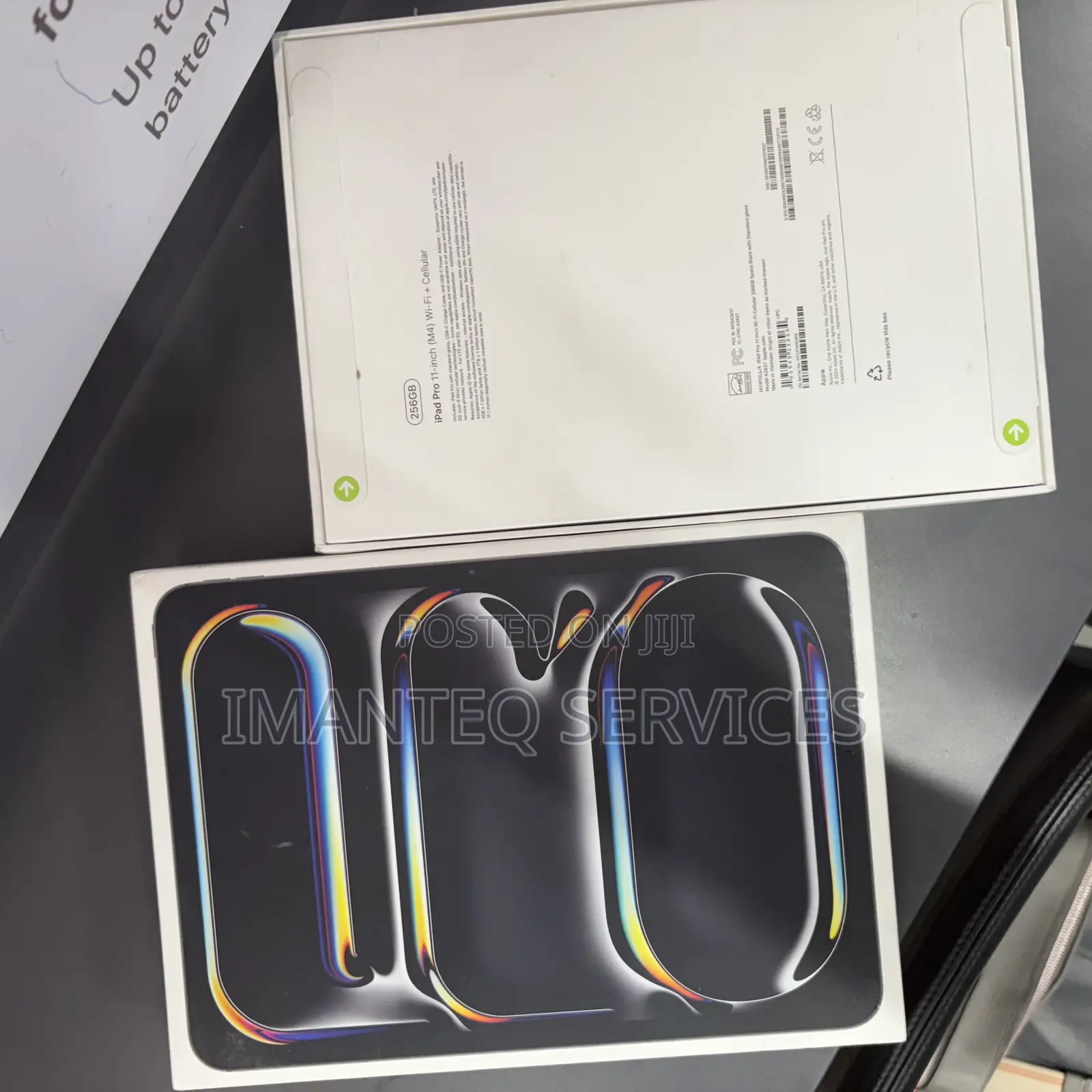 New Apple iPad Pro 11 (2024) 256 GB Black