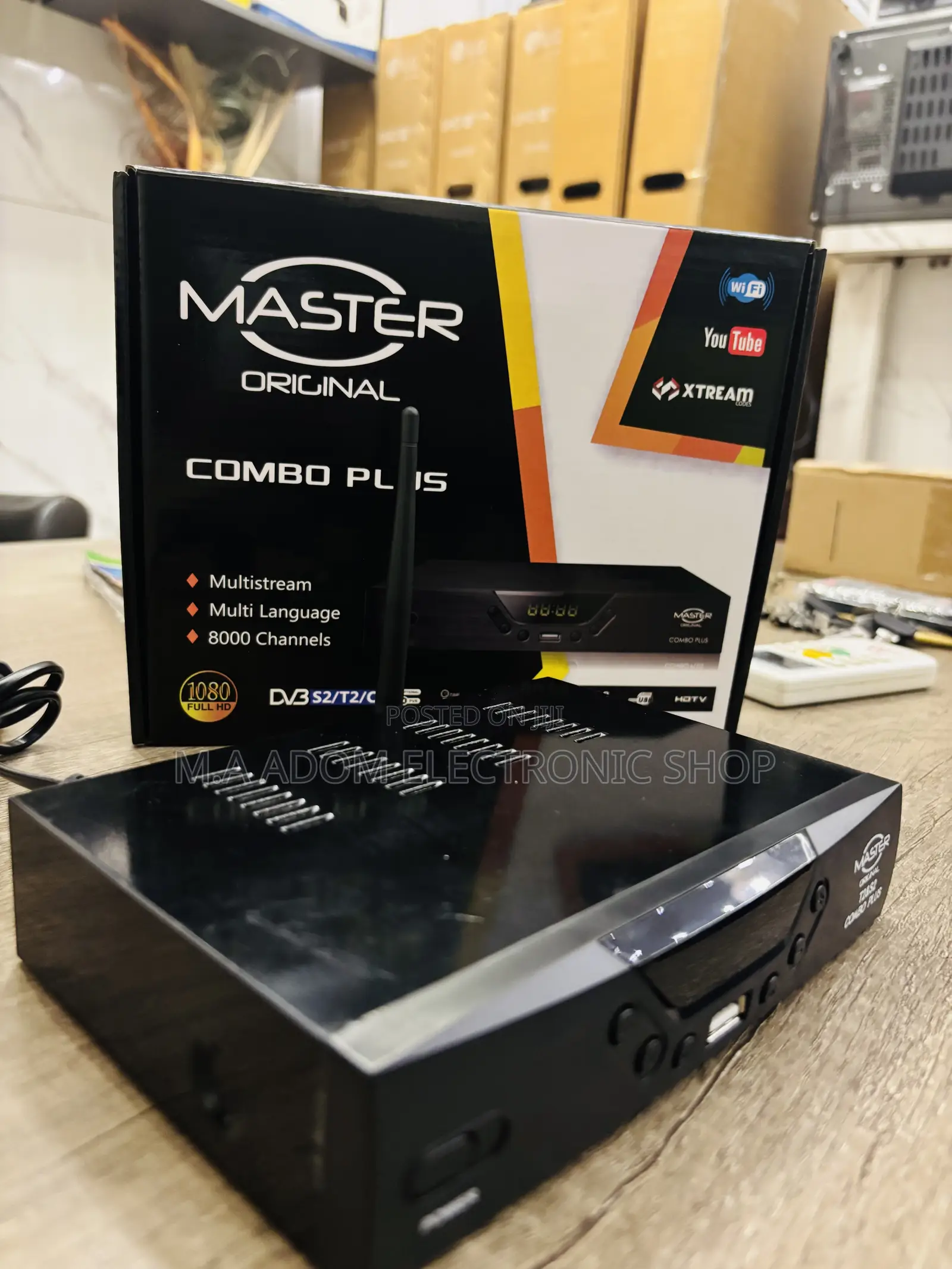 Youtube Wifi Smart Master Plus Decoder With Over 200 Channels