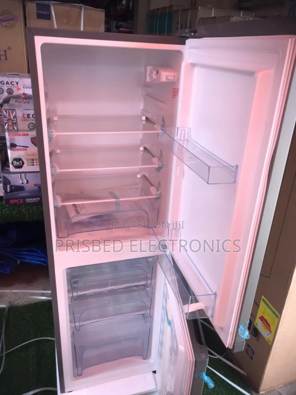 Bruhm Durable Double Door Fridge 183 Litres Bottom Freezer