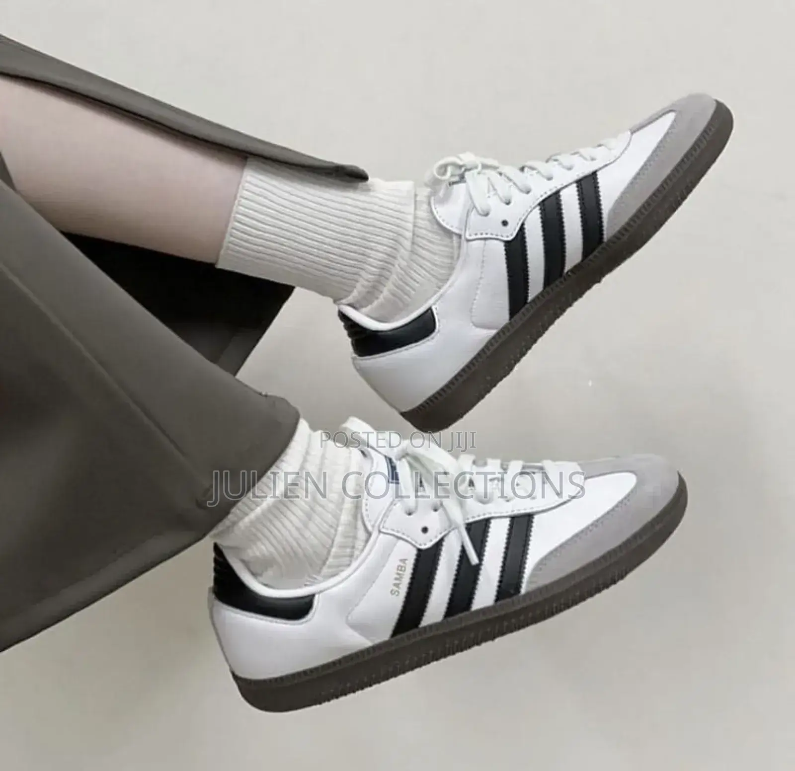 Org Adidas Samba Leather White