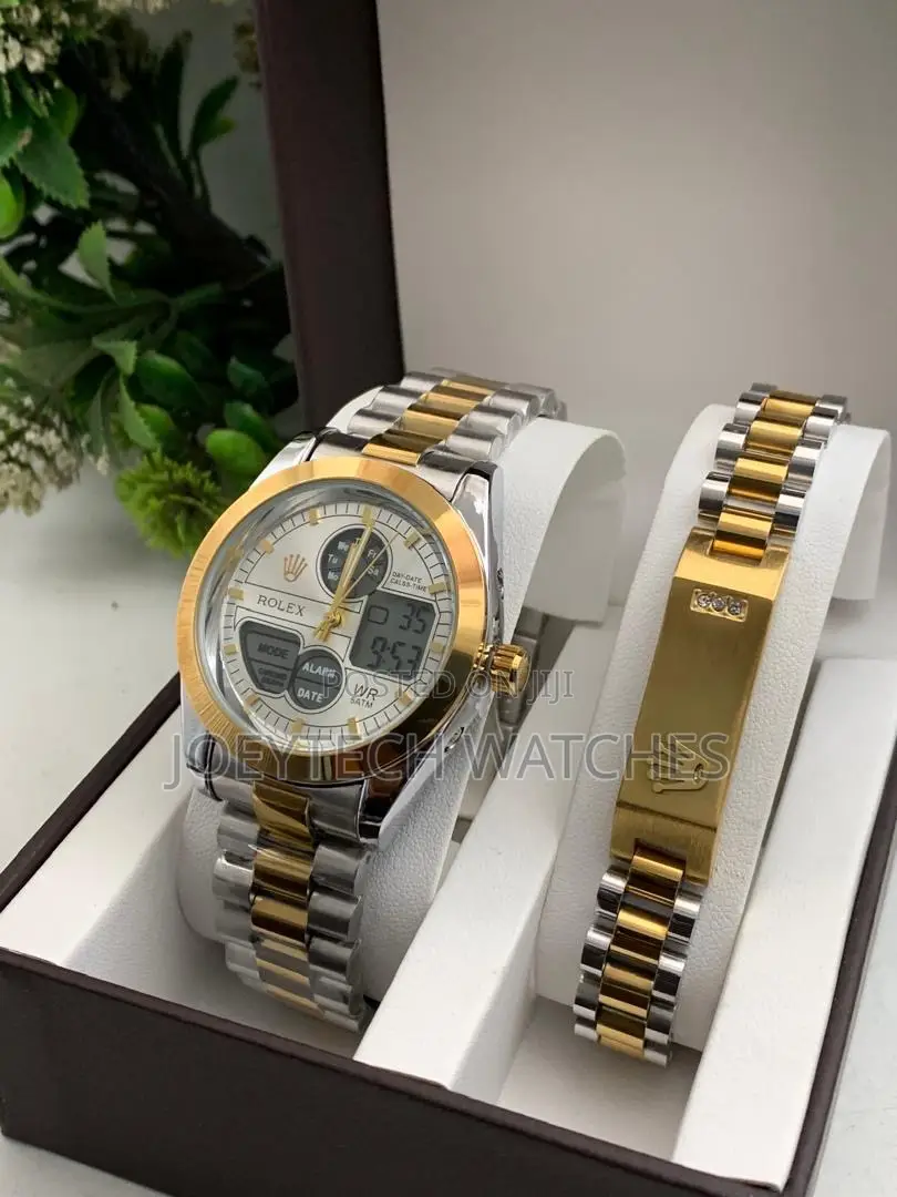 Silver and Gold Rolex Set