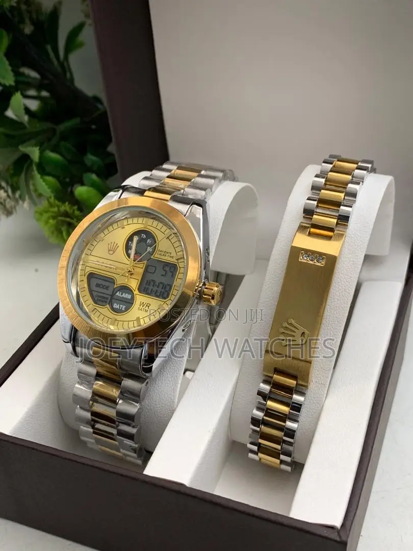 Silver and Gold Rolex Set