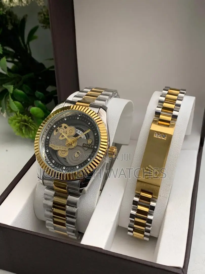 Silver and Gold Rolex Set