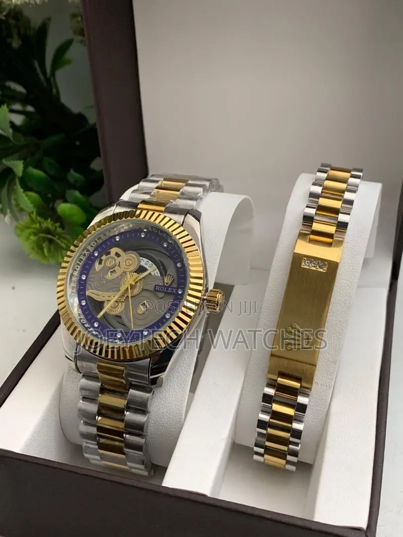 Silver and Gold Rolex Set