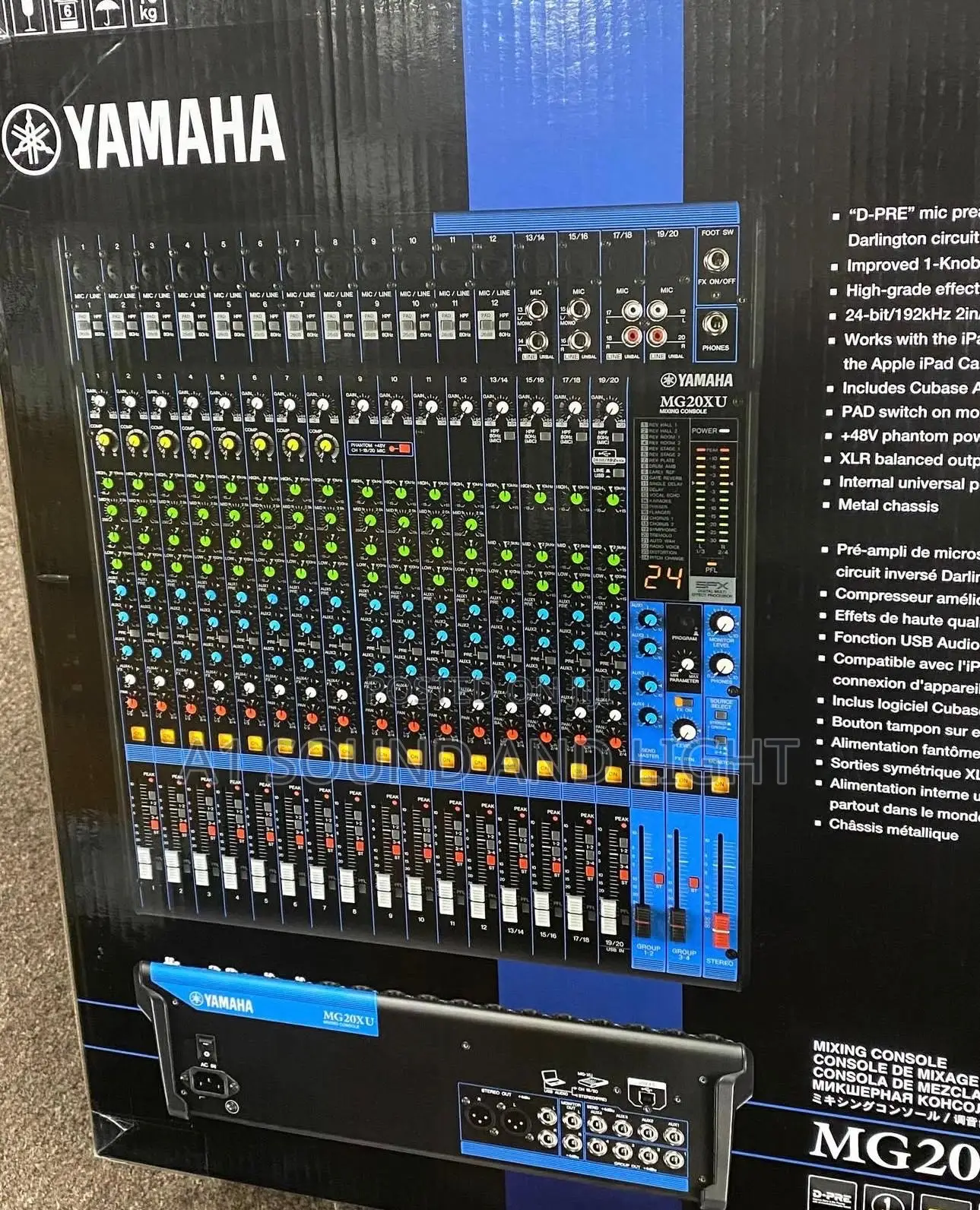 Yamaha Mg20xu 20 - Input Mixer With In-built Fx
