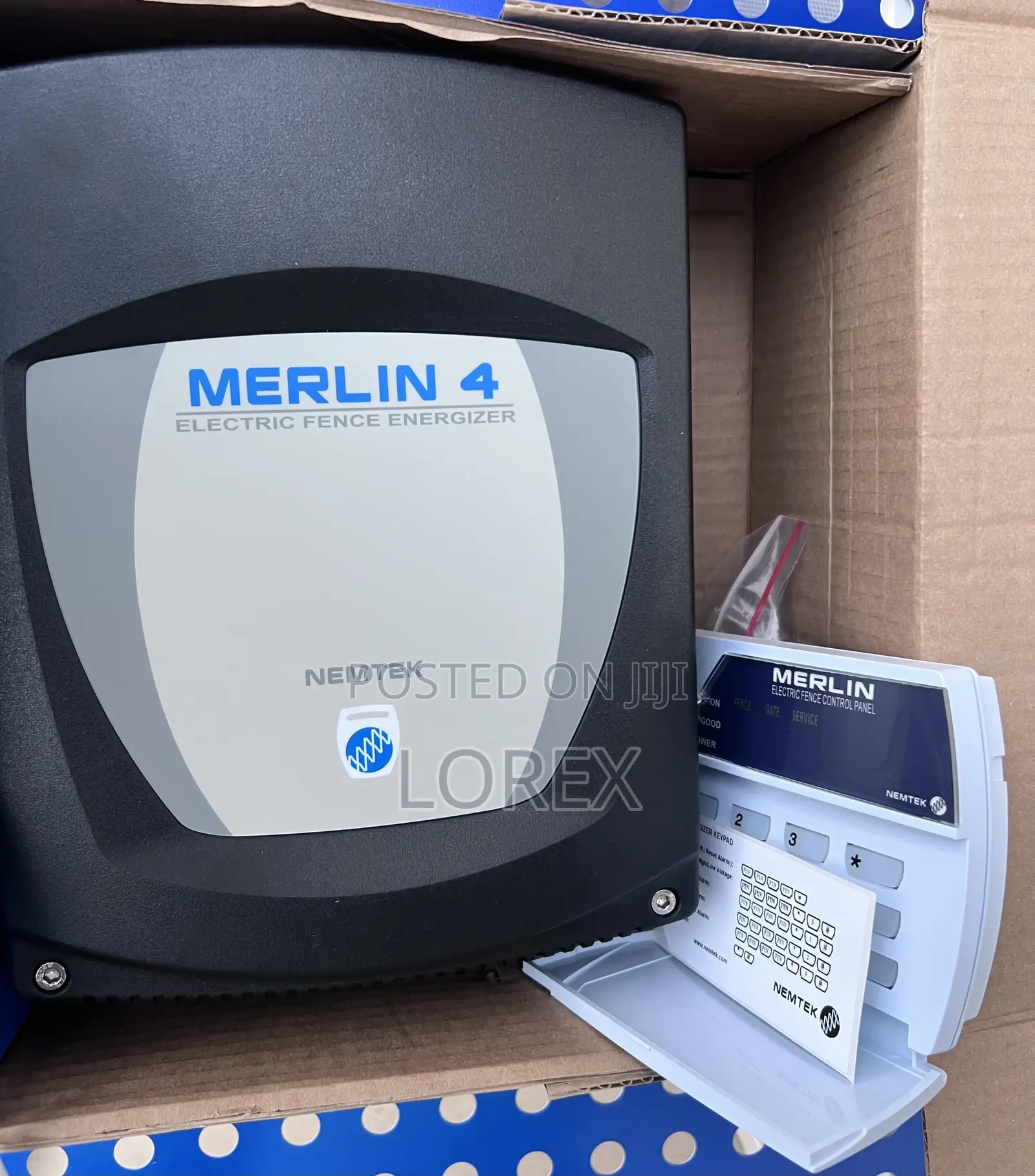 Nemtek Merlin 4 Energizer With Keypad For Electric Fence