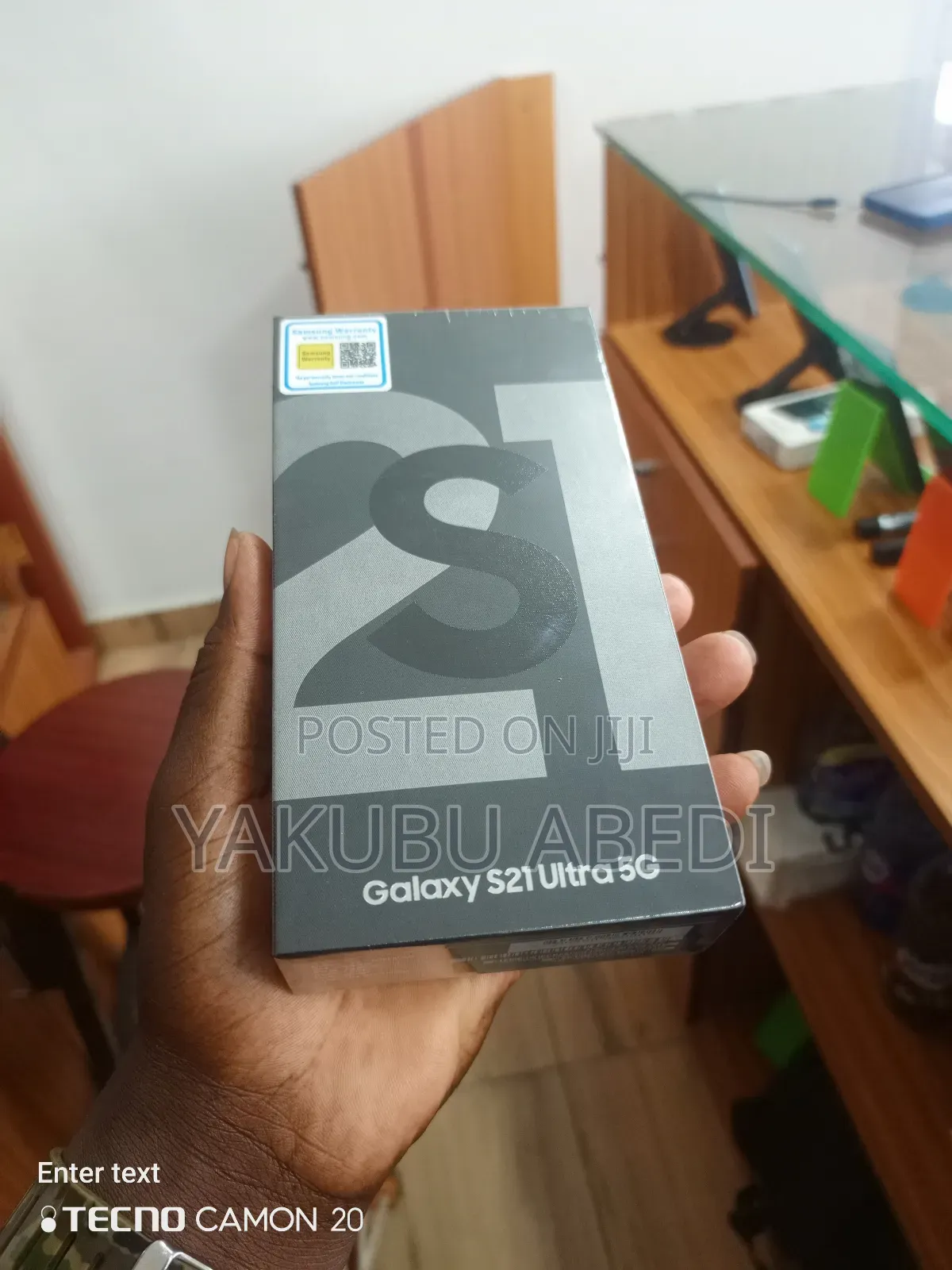 New Samsung Galaxy S21 Ultra 5G 128 GB Black