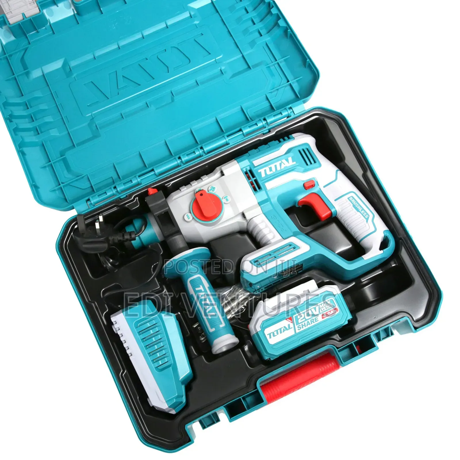 Total Cordless Rotary Hammer 22mm (7/8")
