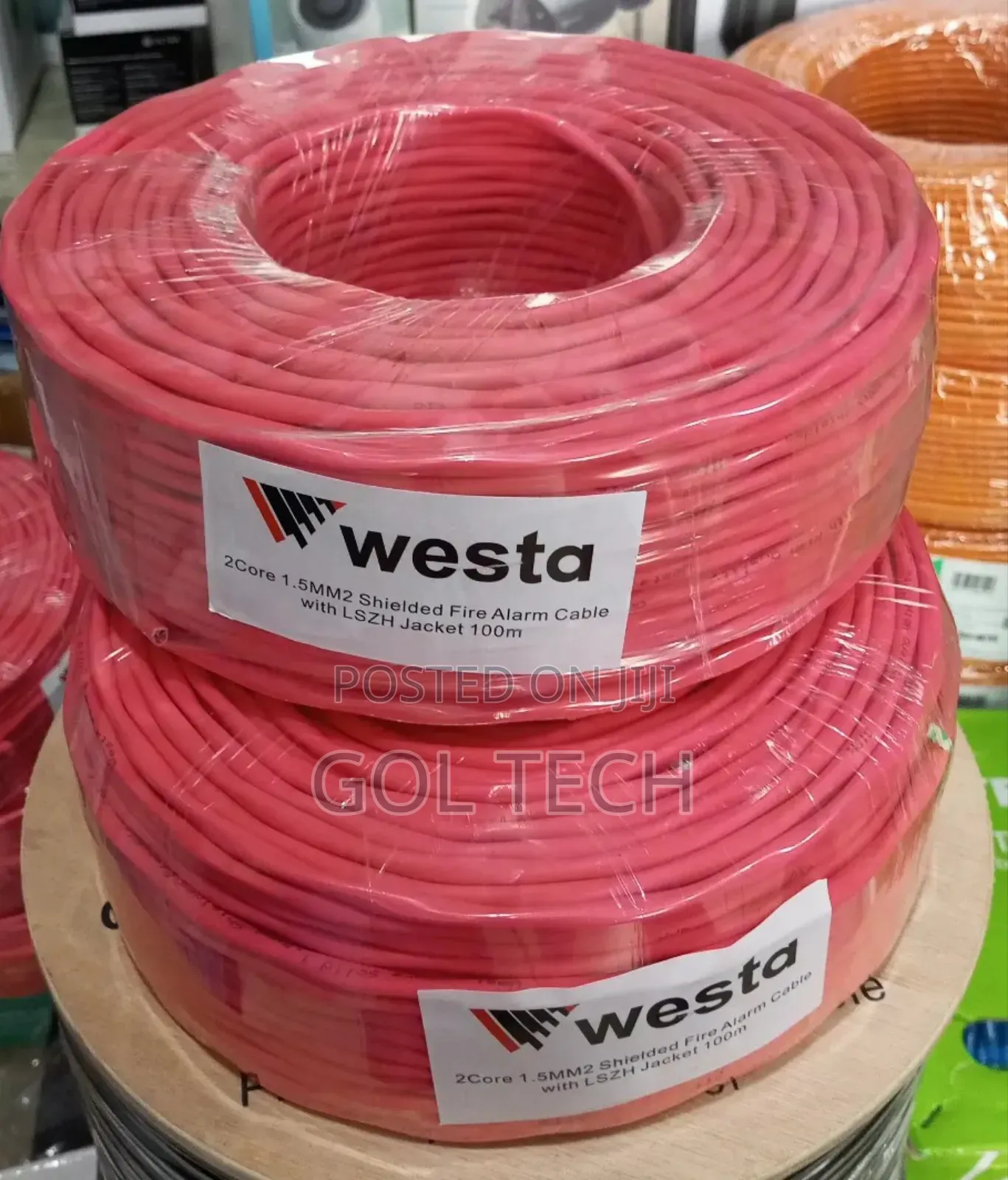 Fire Alarm Cable 2core 1.5mm2 Shielded Fire Alarm With LSZH