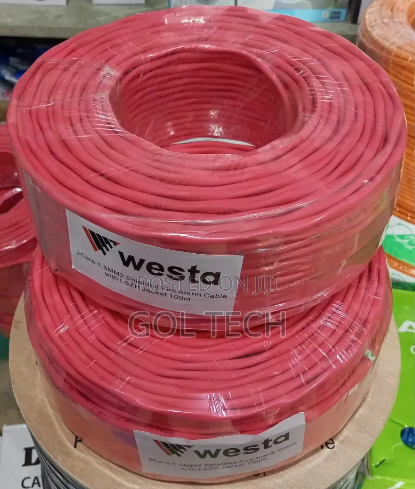 Fire Alarm Cable 2core 1.5mm2 Shielded Fire Alarm With LSZH