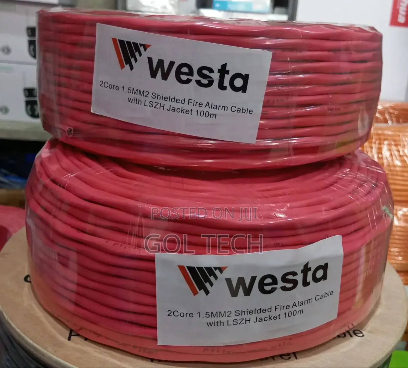 Fire Alarm Cable 2core 1.5mm2 Shielded Fire Alarm With LSZH