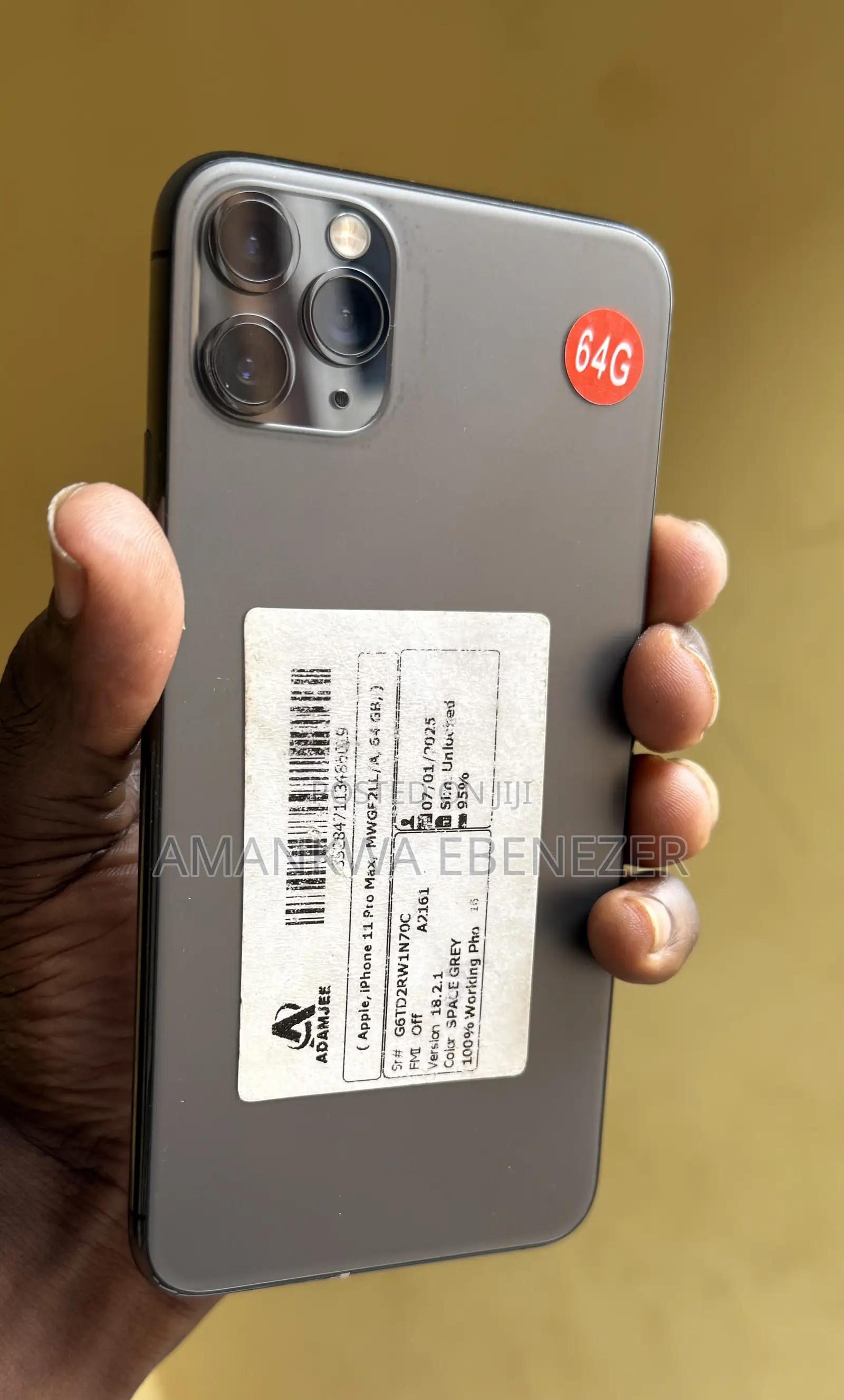 New Apple iPhone 11 Pro Max 64 GB Gray