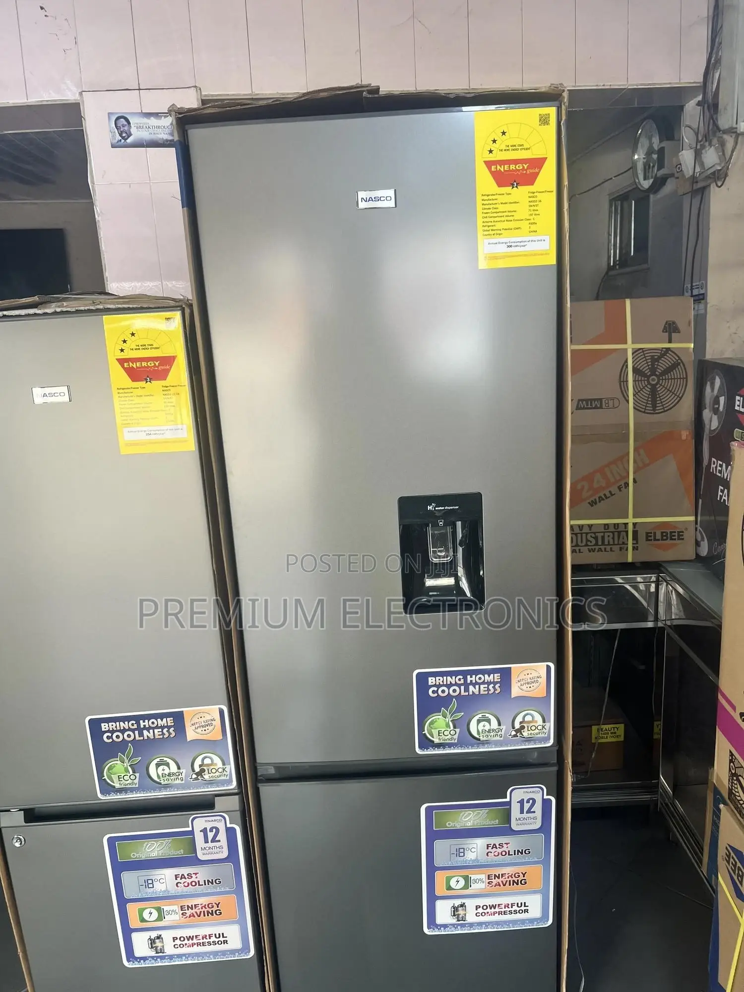 Nasco Ramadan Promo!! Nasd2-36 | Water Dispenser 268l Fridge