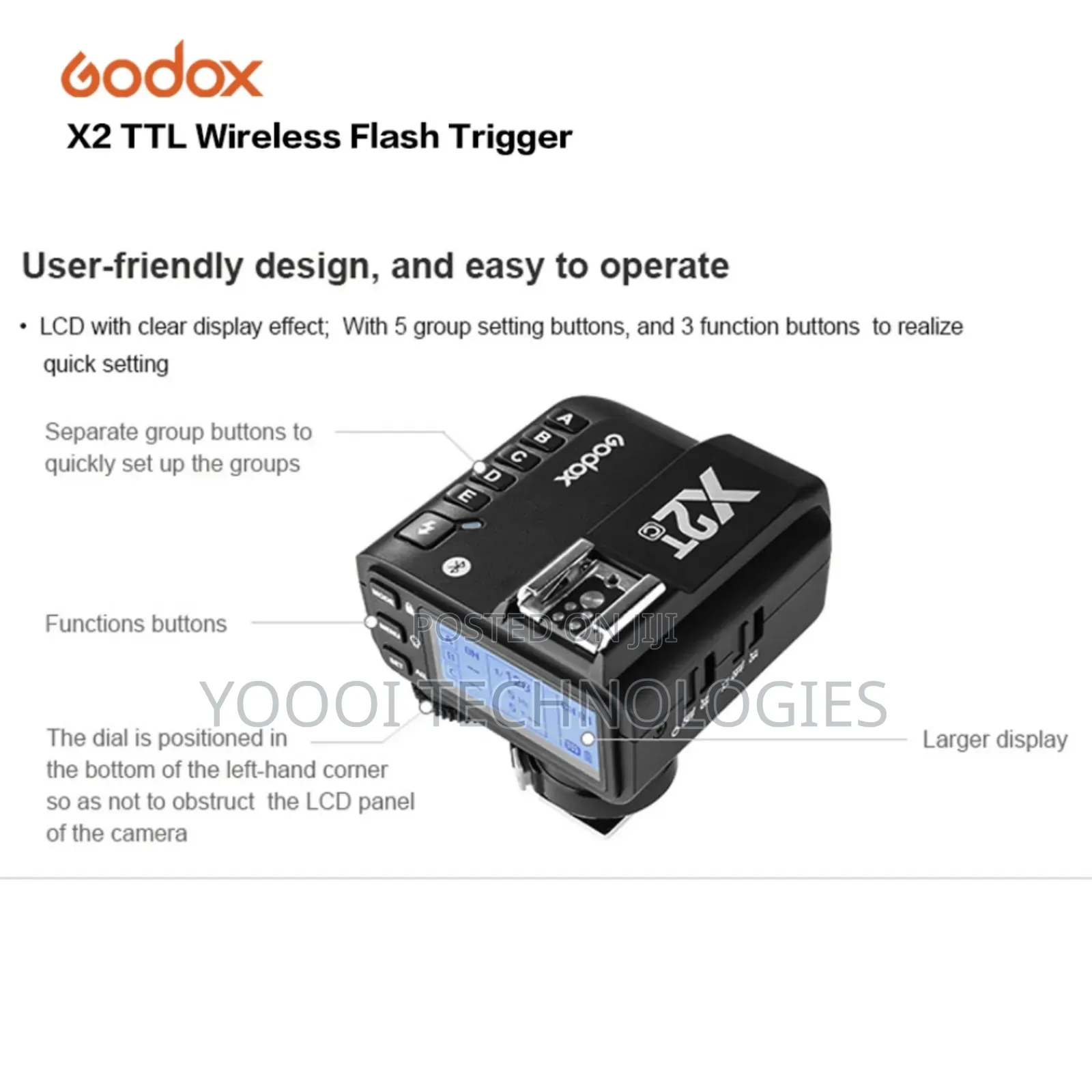 Godox X2 Ttl Wireless Flash Trigger