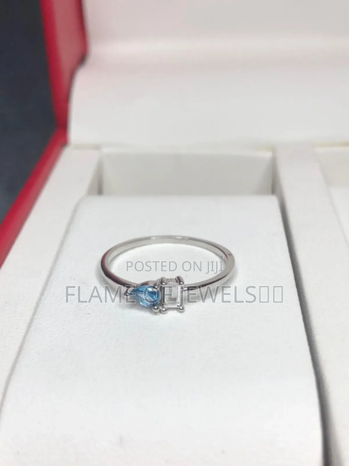 Aria Blue Non Fading Slim Ring