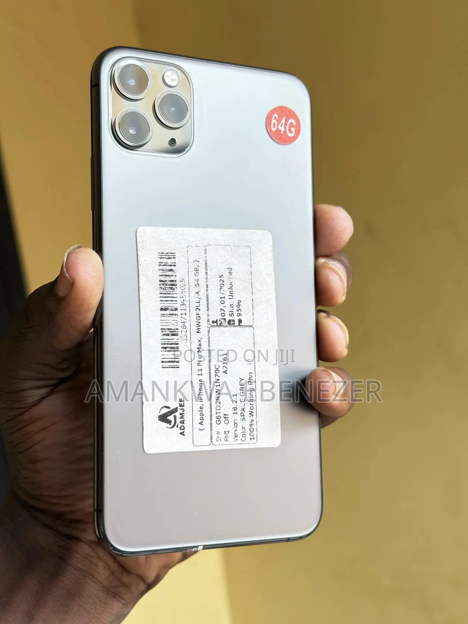 New Apple iPhone 11 Pro Max 64 GB Gray
