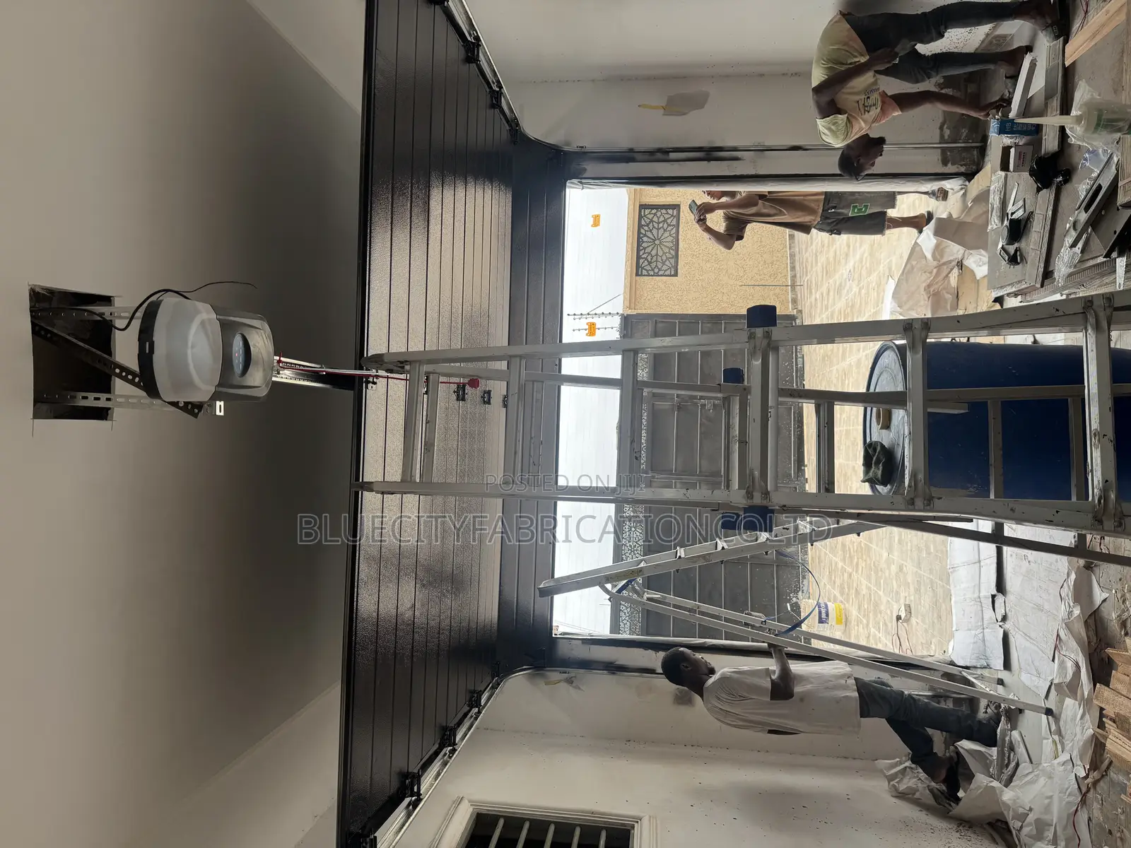 Canadian Black Coated Garage Door All Colors Available and Sizes