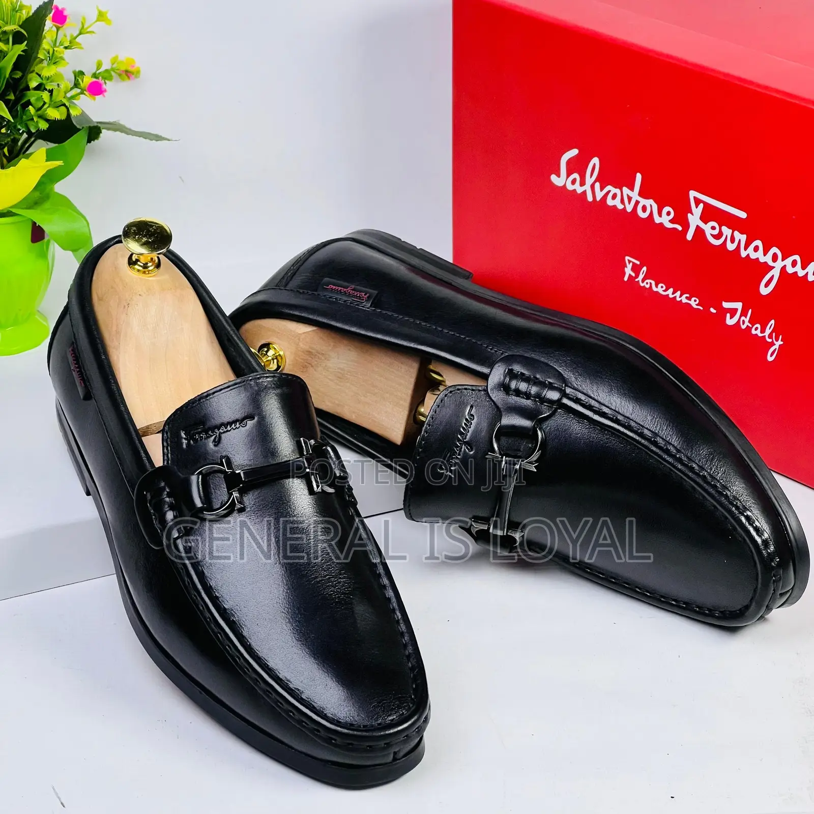 Salvatore Ferragamo Leather Men Loafers