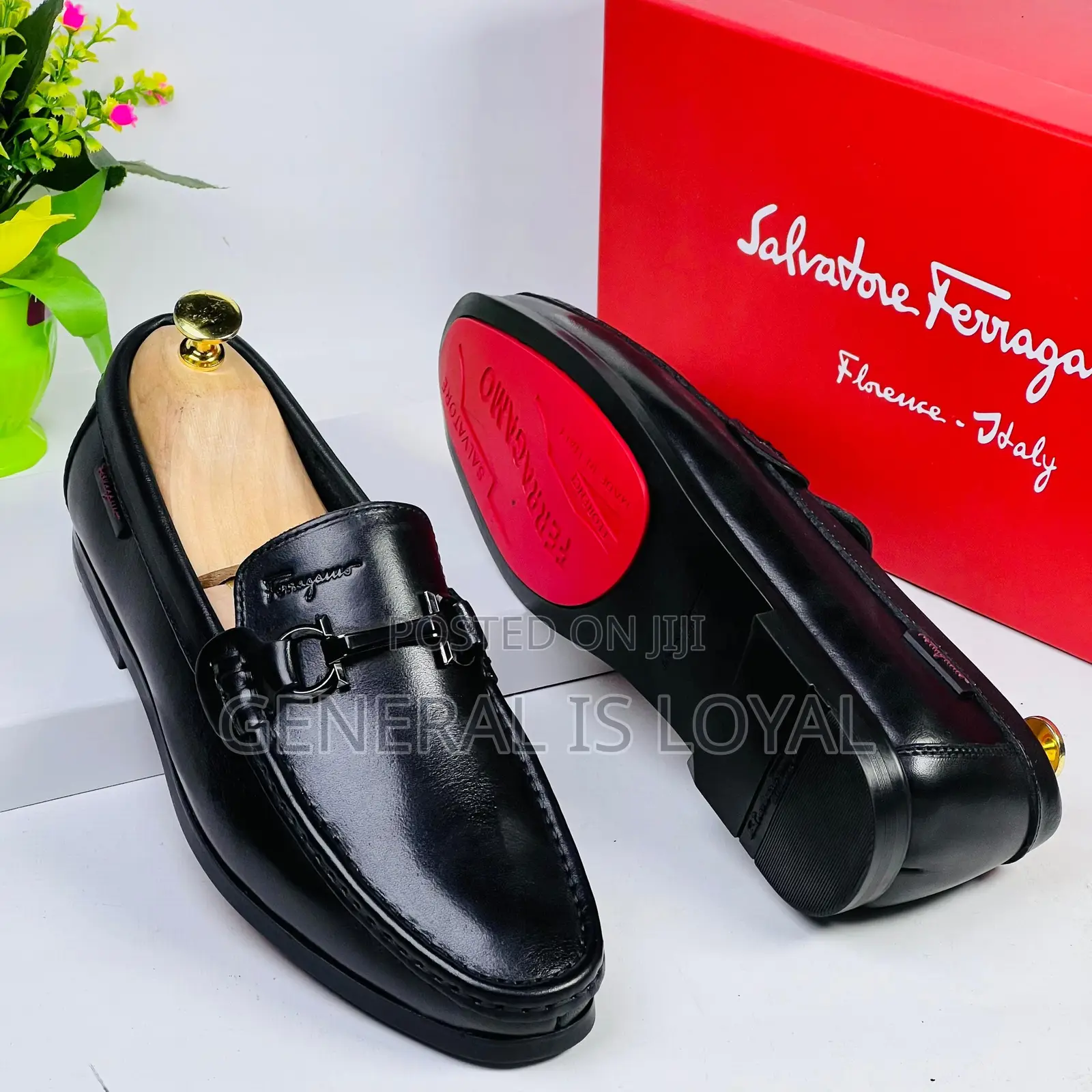 Salvatore Ferragamo Leather Men Loafers