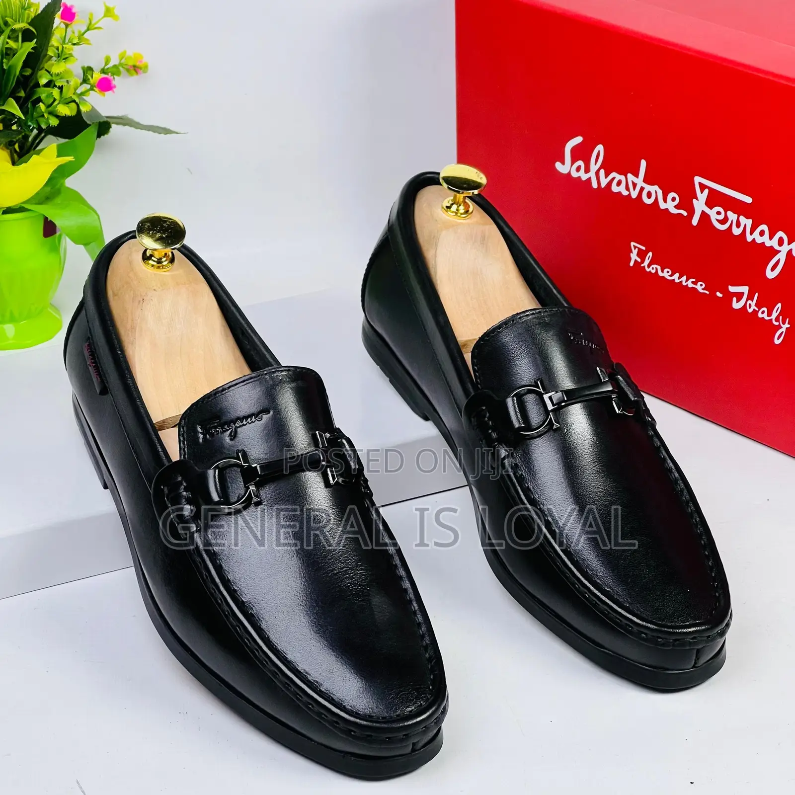 Salvatore Ferragamo Leather Men Loafers