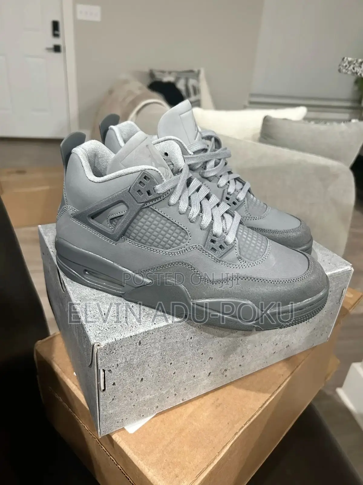 Air Jordan 4 "Wet Cement" Sneakers