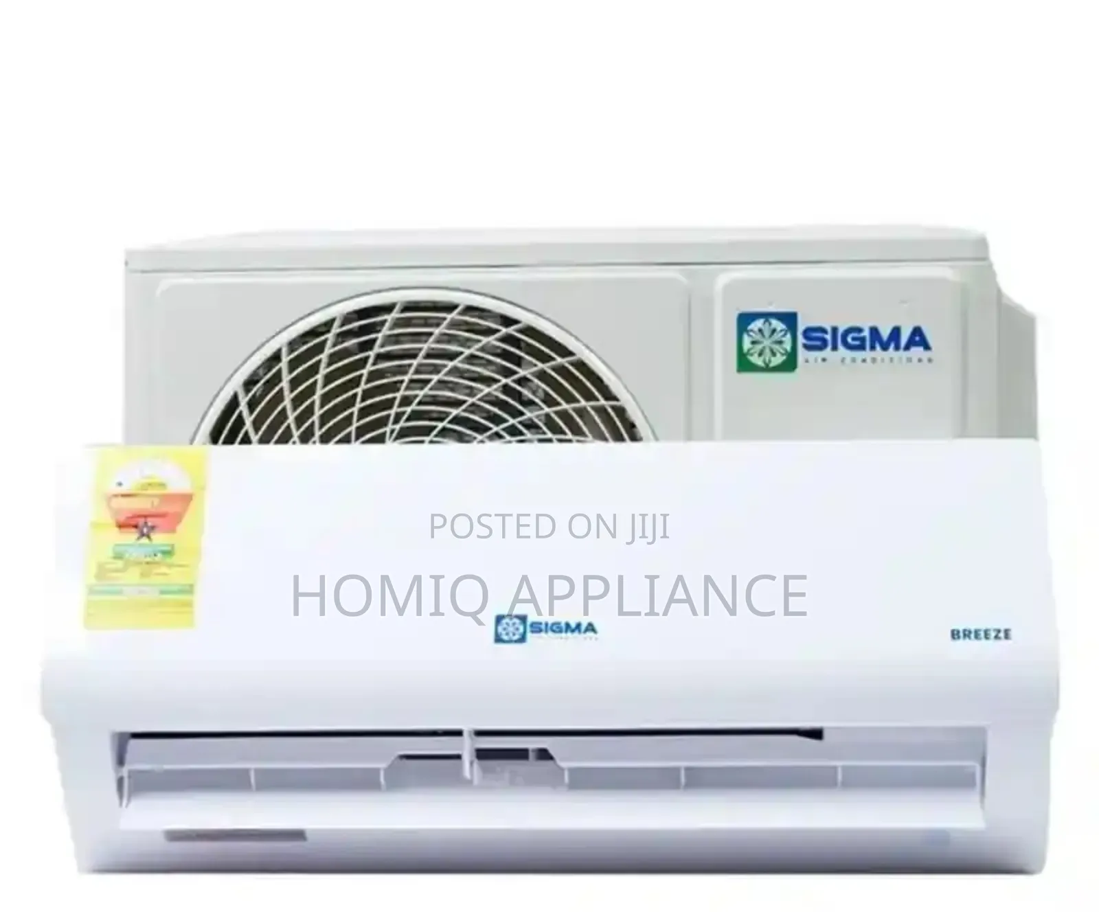 Sigma 2.5hp R410 Split Air Conditioner Breeze-Hy24sb 1 Year Warranty