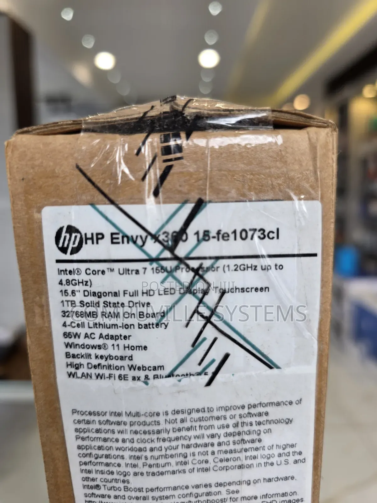 New Laptop HP Envy 15 32GB Intel Core Ultra 7 SSD 1T