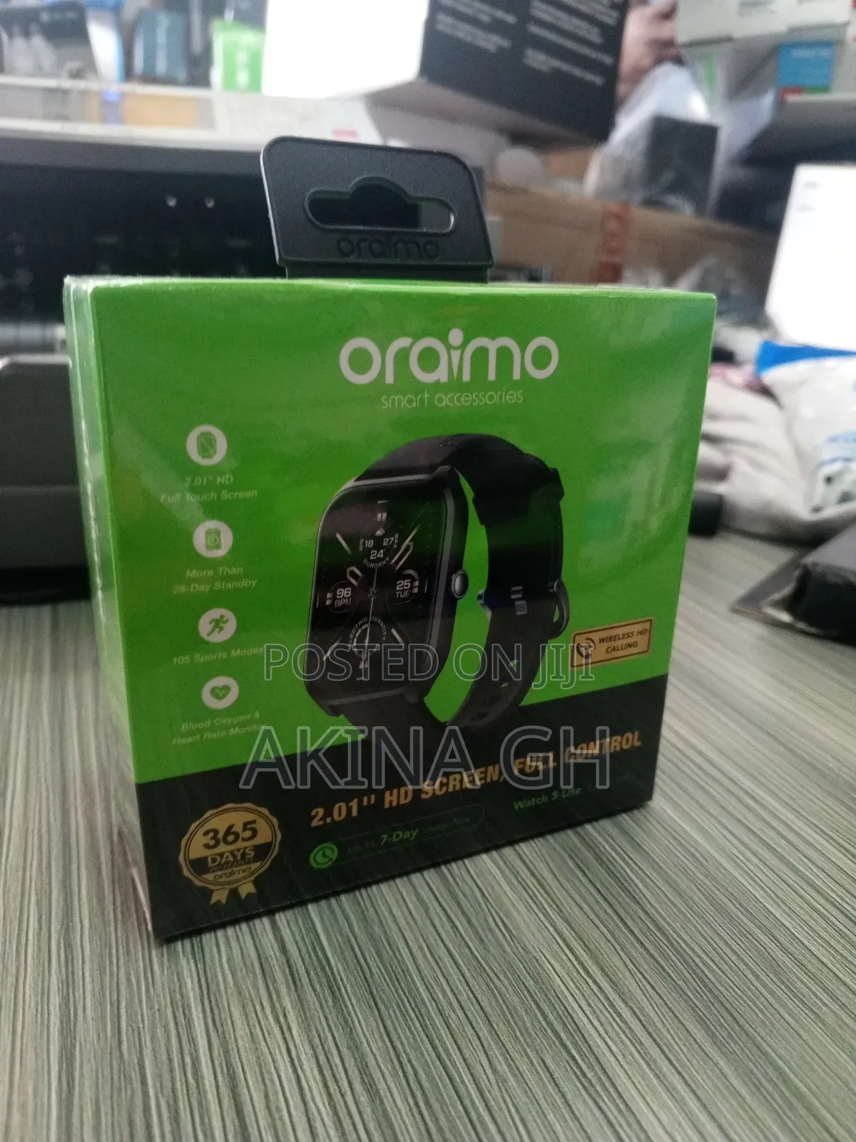 Oraimo Smart Watch 5 Lite 2.01" Screen Osw-804