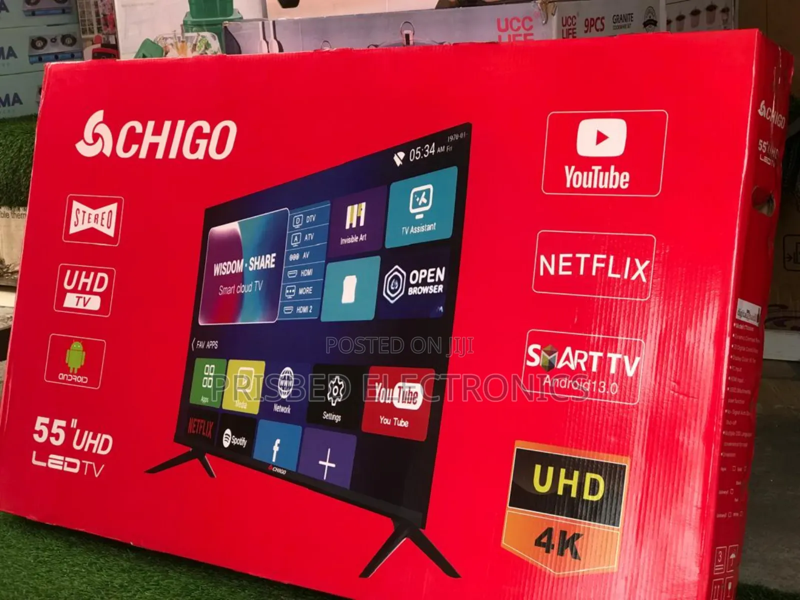 Chigo 55" Led Tv Uhd 