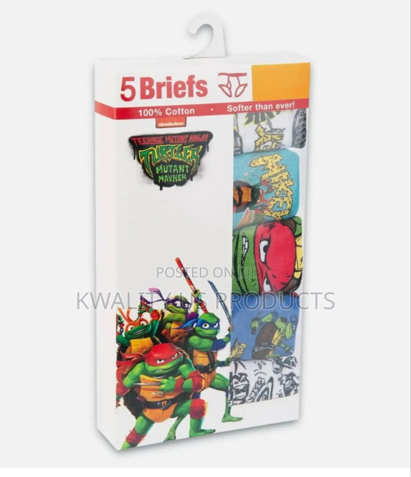 Boys Cartoon Character Briefs - 5 Pack