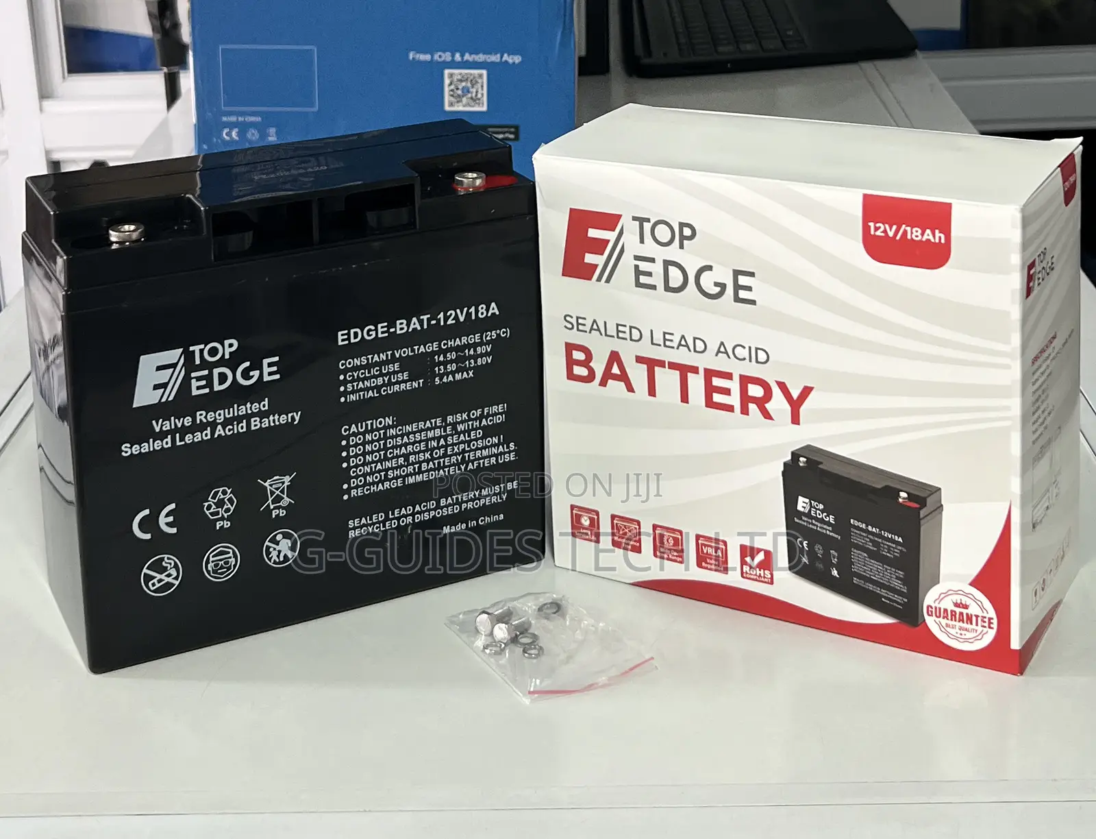 Top Edge 12v-18ah Ups Battery, 12v 18ah Sealed Lead-Acid Battery