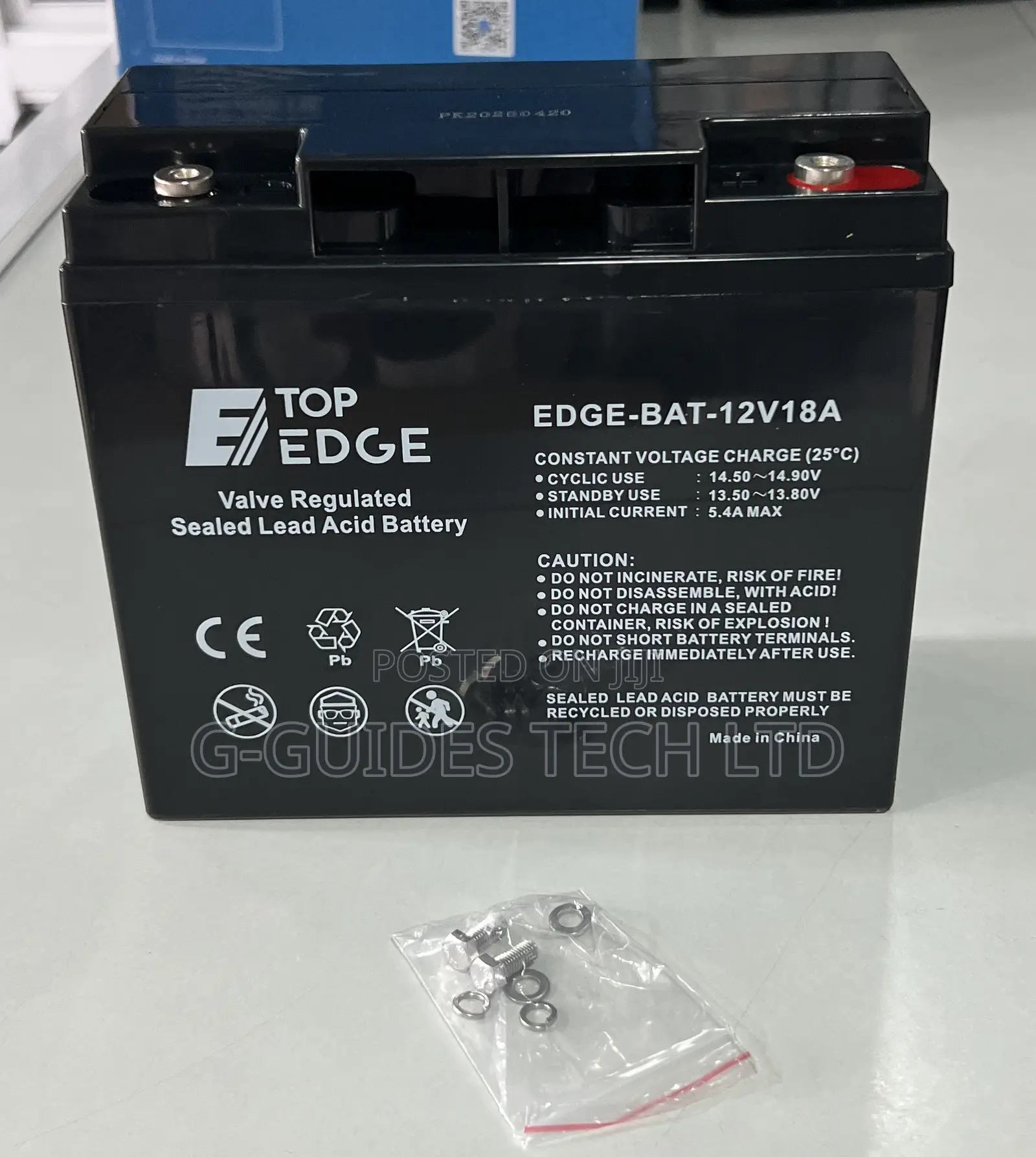 Top Edge 12v-18ah Ups Battery, 12v 18ah Sealed Lead-Acid Battery