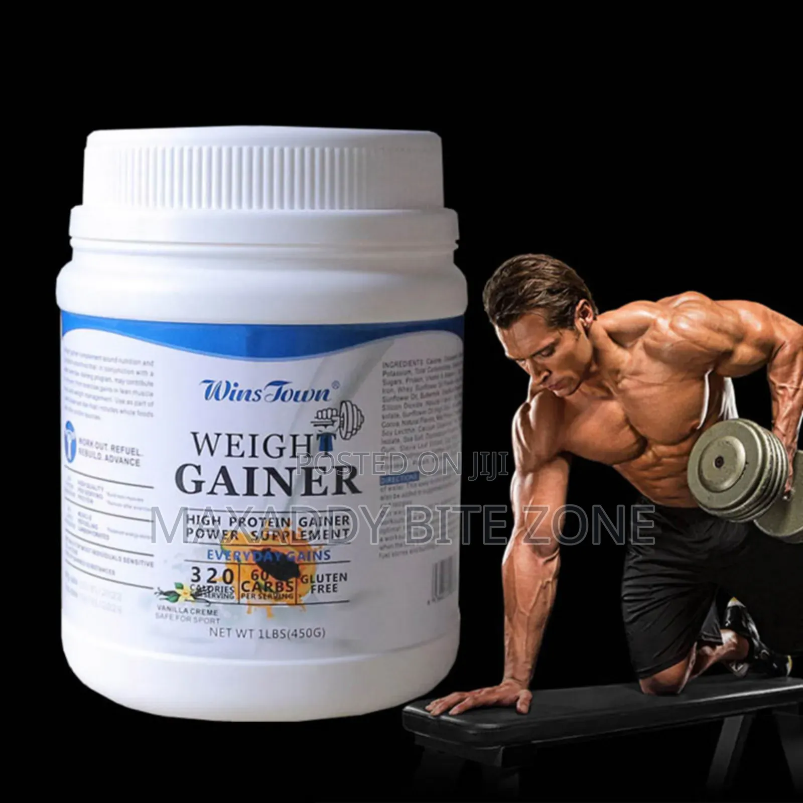 Wins Town Weight Gainer Protein Powder. Super Effective
