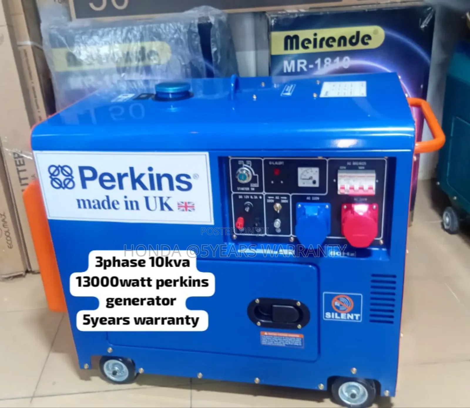 Mobile Power Generator 3phase 10kva 13000watt Perkins