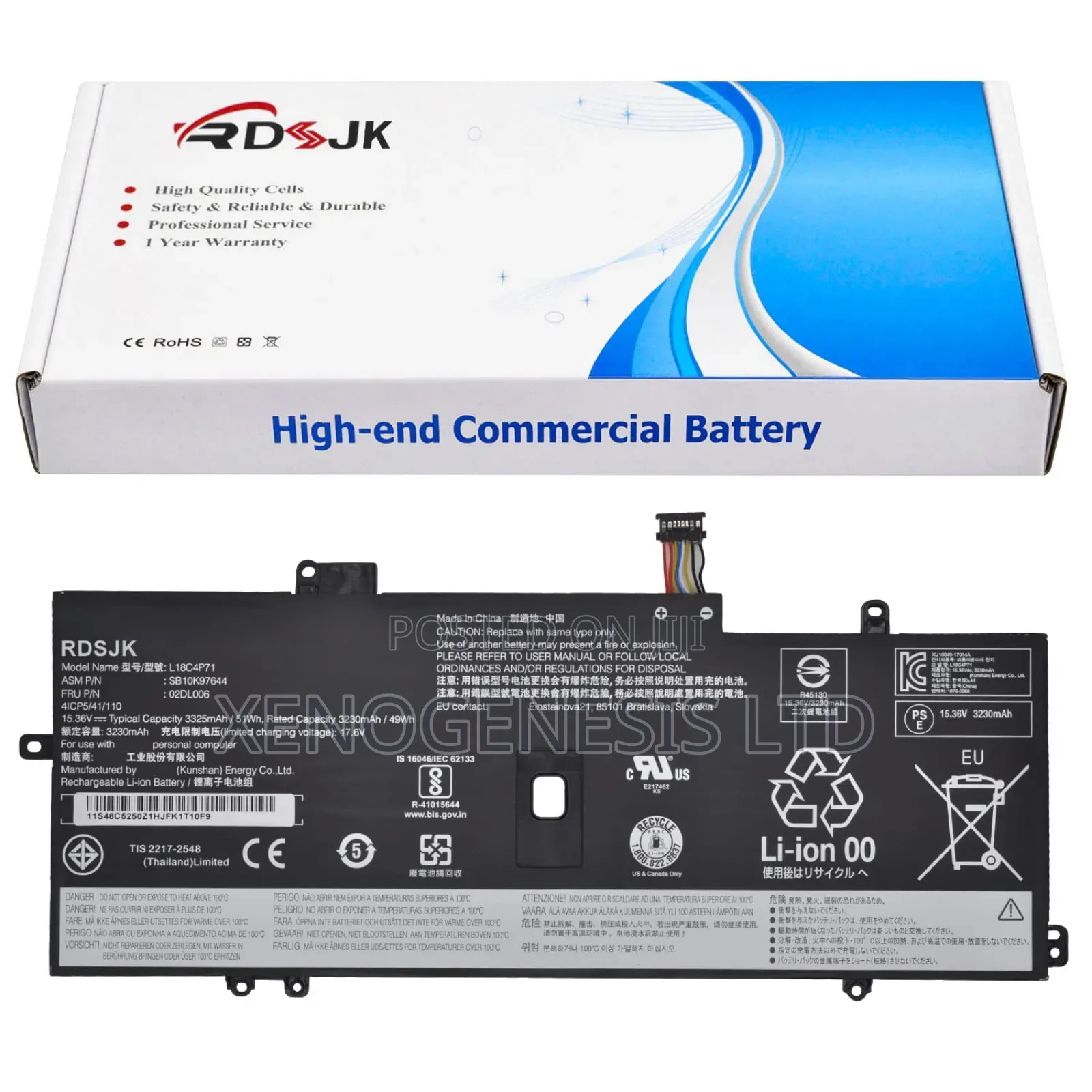L18c4p71 for Lenovo Thinkpad X1 Carbon 7th 8th Gen X1 Yoga 4th 5th