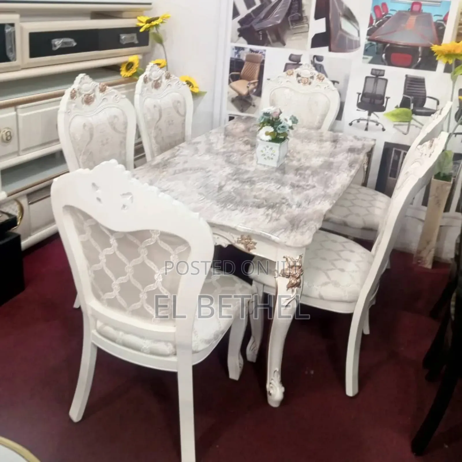 Dining Chair Set and Table for Adults Family