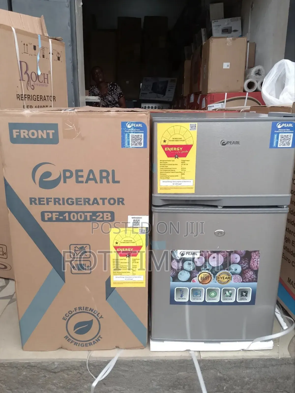 Very Powerful and Strong Pearl Refrigerator Top Freezer 80 Liters