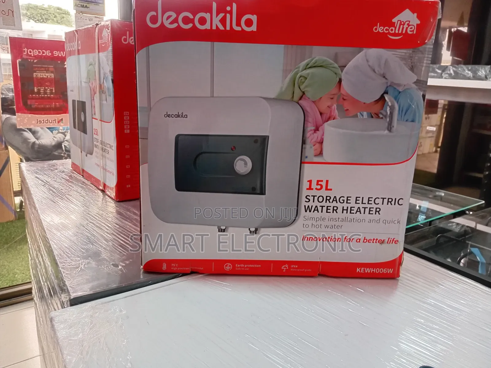 Stay Warm With Decakila Reliable Water Heater 15l