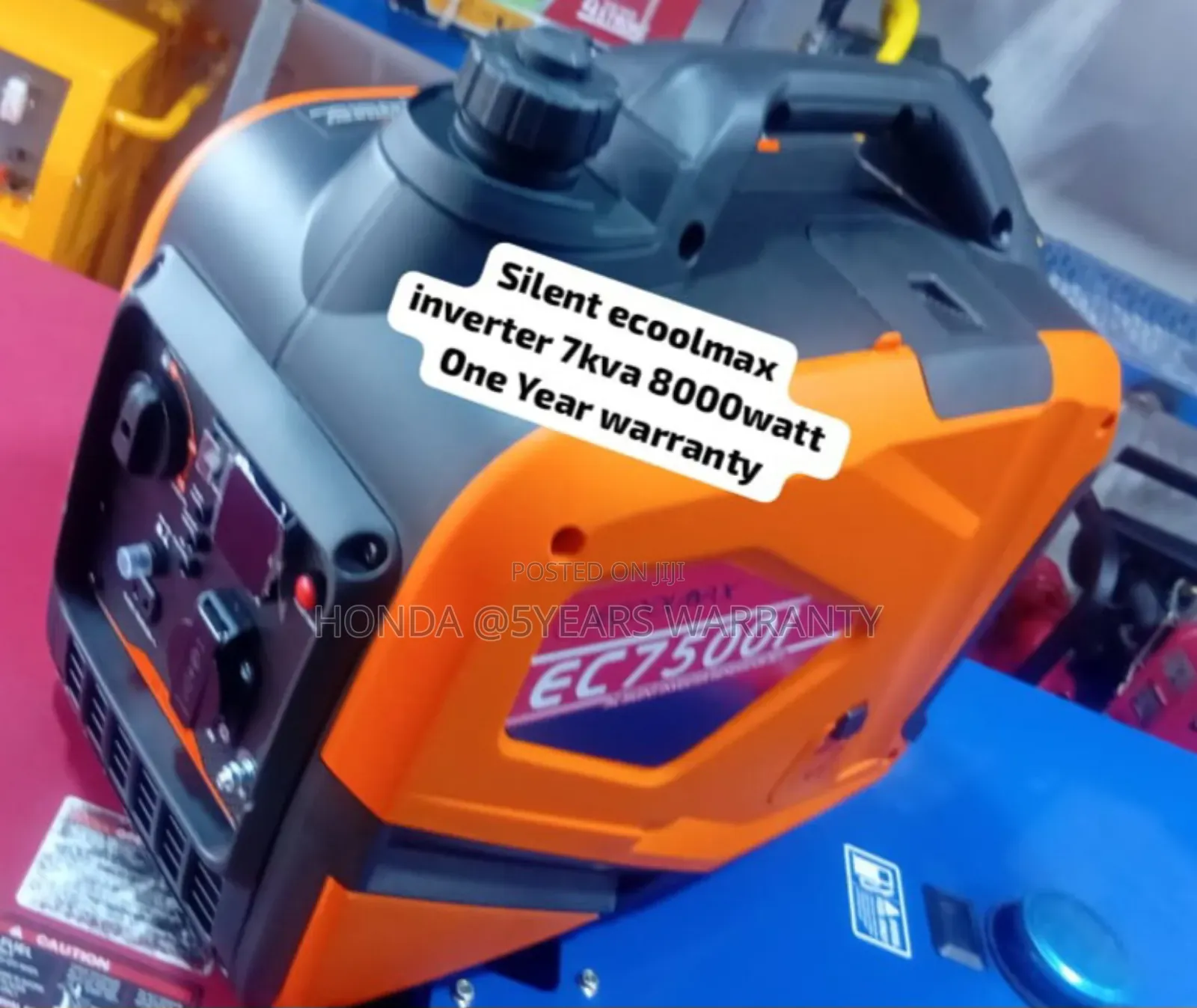 Pro Series Ecoolmax Inverter 7kva 7500i Petrol Generator