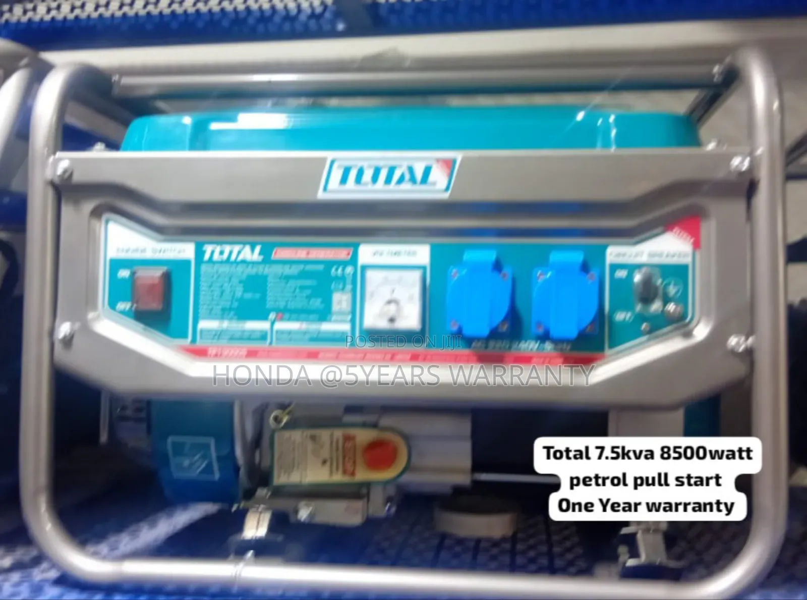 High Output Total Petrol Generator 7.5kva 8500watt Total