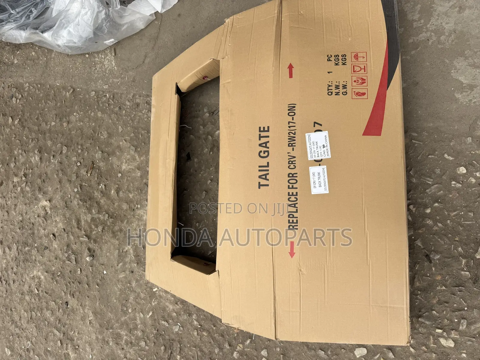 Honda CRV 2017 Boot/Tailgate.