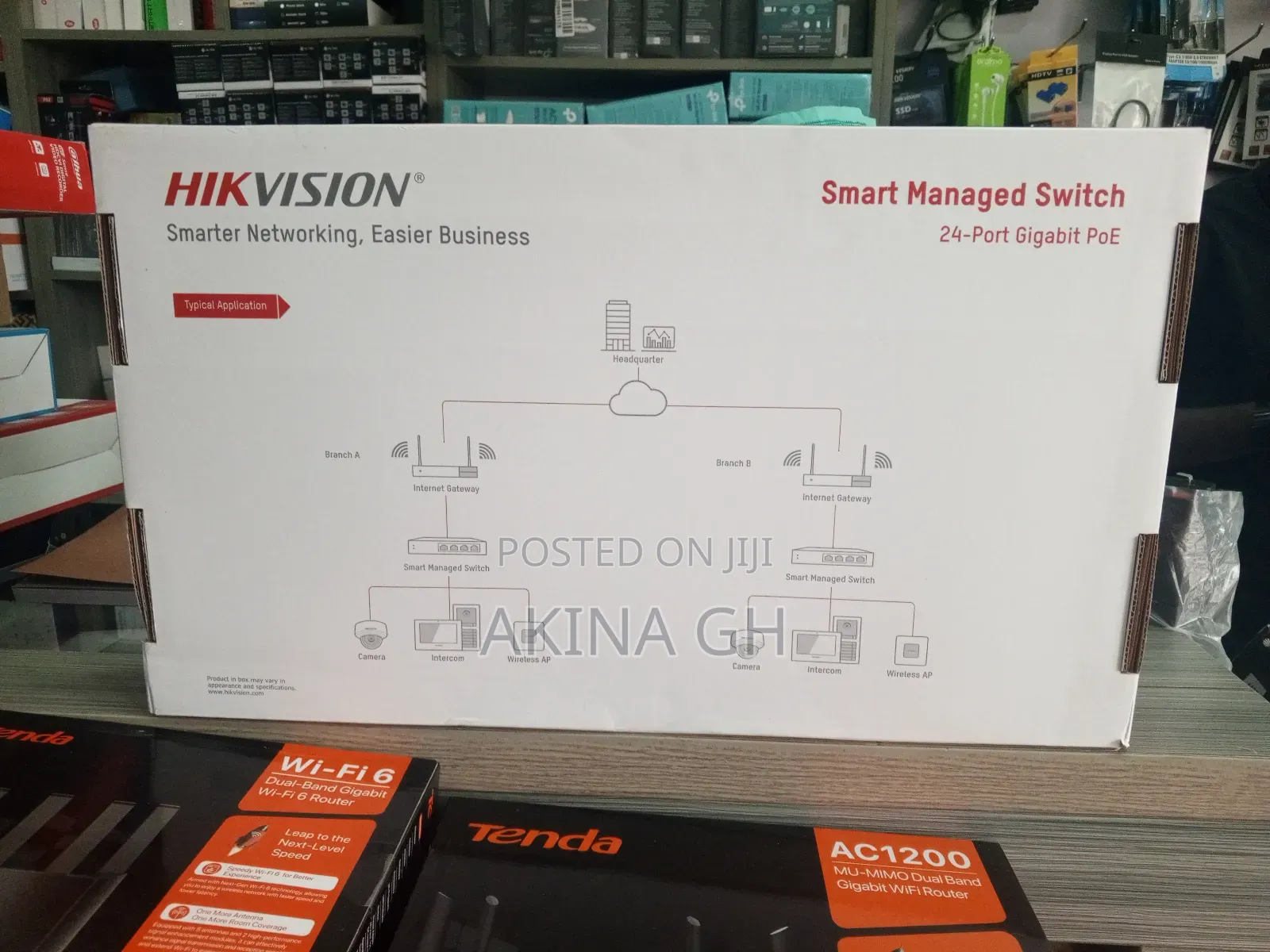 Hikvision 24 Port Gigabit Smart Managed Poe Switch Ds-3e1526p-Ei/M
